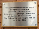 Alleyn's School - Lord Terence Higgins